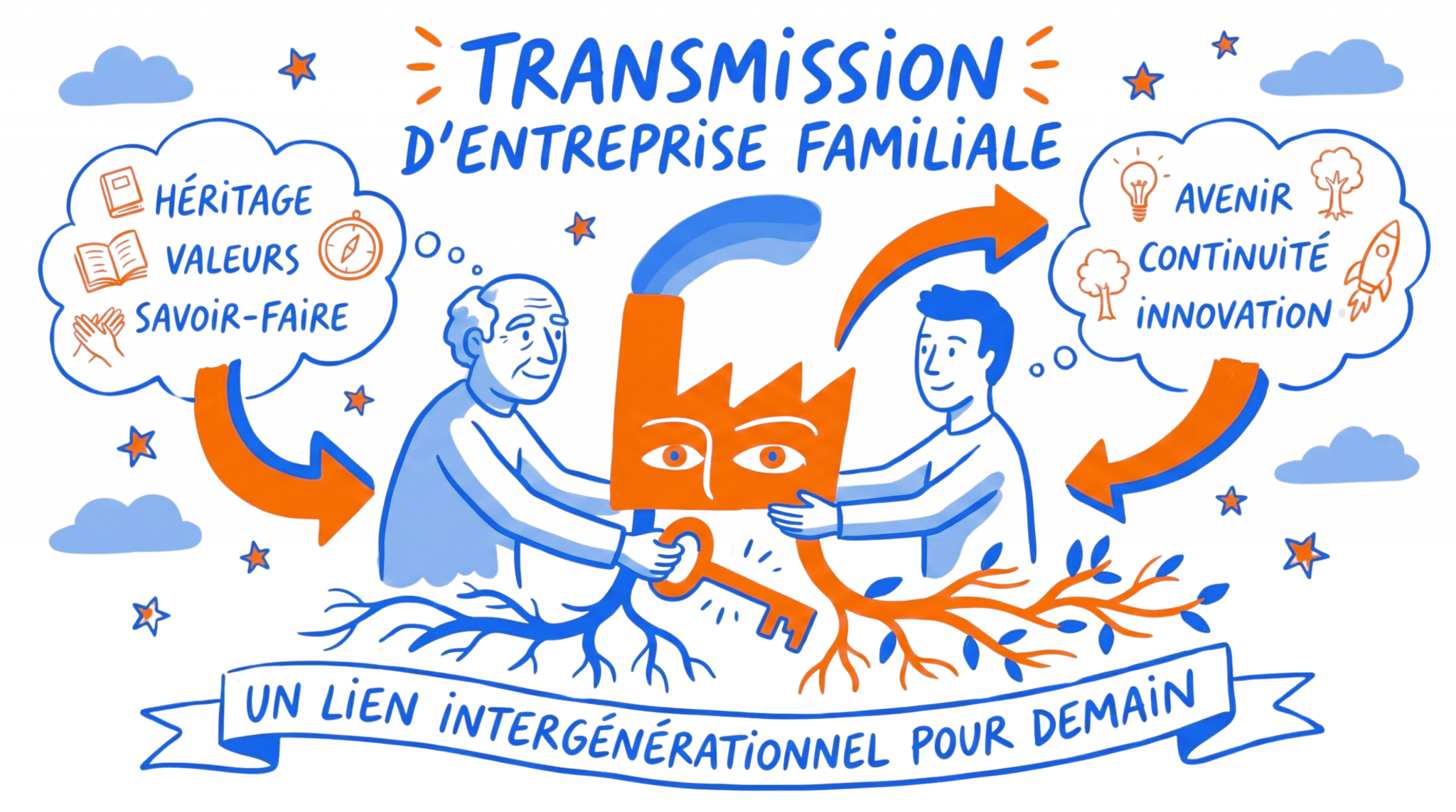 Transmission d’entreprise familiale : le guide complet (2026) - Sevenstones